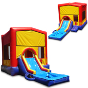 inflatable water slide jumper combo